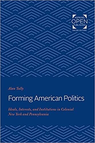 Forming American Politics: Ideals, Interests, and Institutions in Colonial New York and Pennsylvania (Paperback)