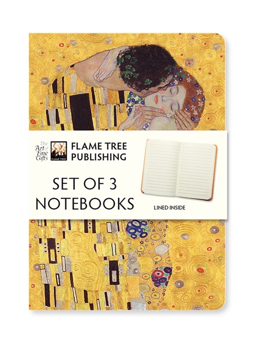 Gustav Klimt Set of 3 Mini Notebooks (Notebook / Blank book, New ed)