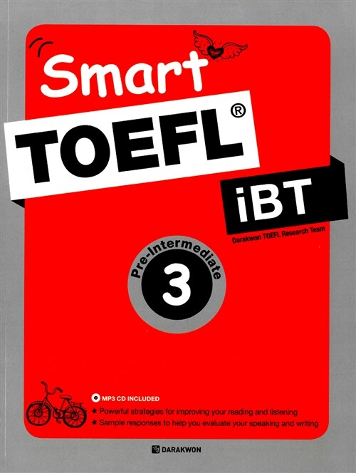 [중고] Smart TOEFL iBT Pre-Intermediate Book 3 (본책 + MP3 CD 1장)