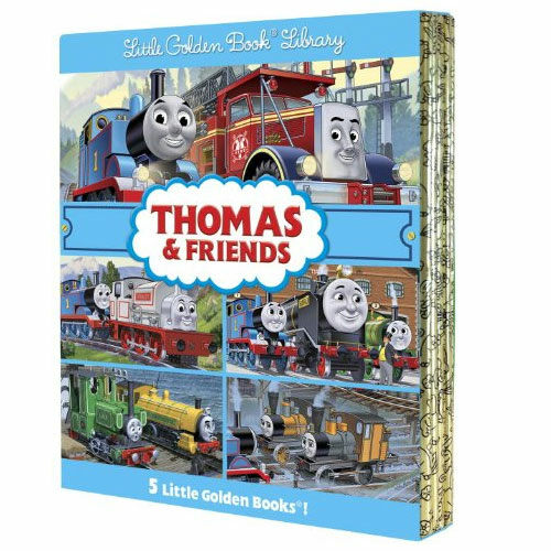 Thomas & Friends Little Golden Book Library (Thomas & Friends): Thomas and the Great Discovery; Hero of the Rails; Misty Island Rescue; Day of the Die (Boxed Set)