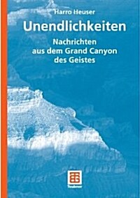 Unendlichkeiten: Nachrichten Aus Dem Grand Canyon Des Geistes (Paperback, 1. Aufl. 2008.)