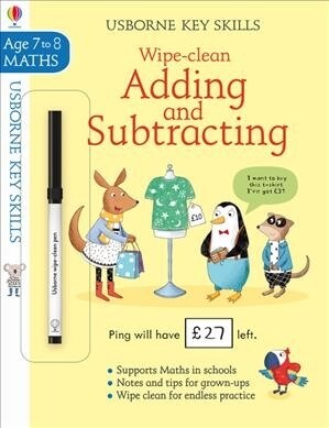 Wipe-Clean Adding and Subtracting 7-8 (Paperback)