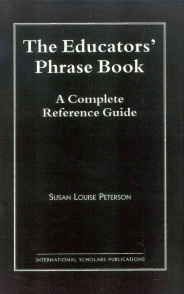 The Educators Phrase Book (Paperback)
