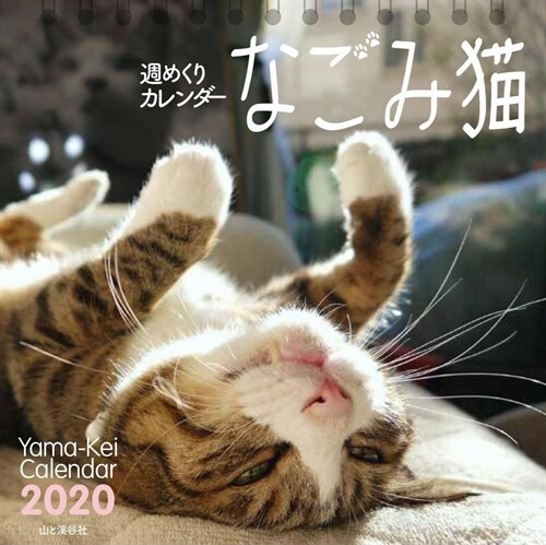 週めくりカレンダ-なごみ猫 (2020)