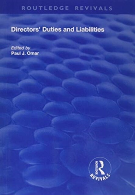 Directors Duties and Liabilities (Paperback, 1)