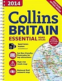 Collins 2014 Britain Essential Road Atlas (Paperback, Spiral)