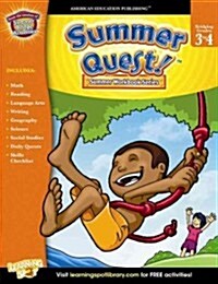 Summer Quest(tm), Grades 3 - 4 (Paperback)