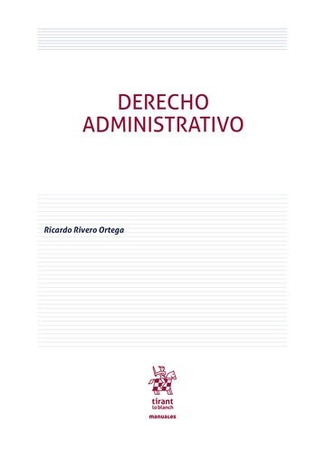 DERECHO ADMINISTRATIVO (Book)