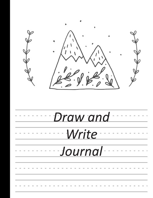 Draw and Write Journal: Awesome Draw And Write Journal For Creative Kids Rapping Paper Cover (Paperback)