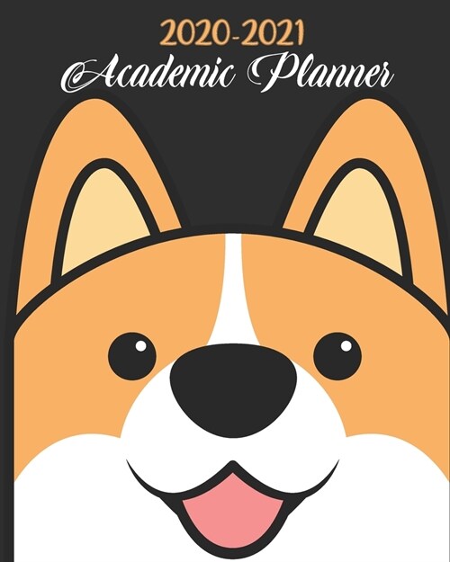 2020-2021 Academic Planner: Shiba Cute, 24 Months Academic Schedule With Insporational Quotes And Holiday. (Paperback)
