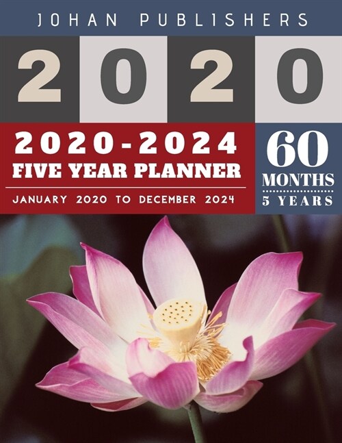 5 Year Planner 2020-2024: calendar planner 2020-2024 - password keeper and Journal, 60 Months Calendar (5 Year Monthly Plan Year 2020, 2021, 202 (Paperback)
