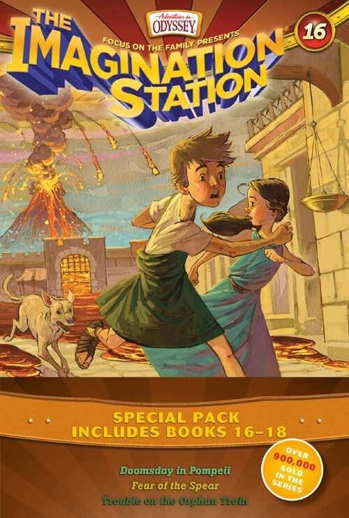 Imagination Station Books 3-Pack: Doomsday in Pompeii / In Fear of the Spear / Trouble on the Orphan Train (Paperback)