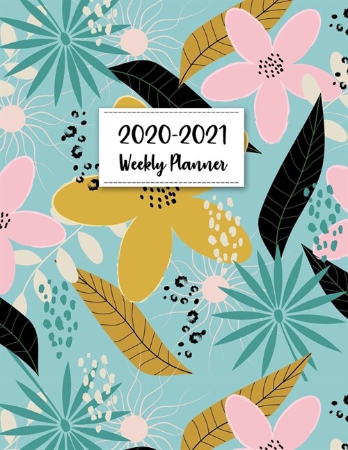 2020-2021 Weekly Planner: Daily and Monthly Schedule Diary or Academic Organizer Journal (Agenda Schedule January 1, 2020 to December 31, 2021) (Paperback)