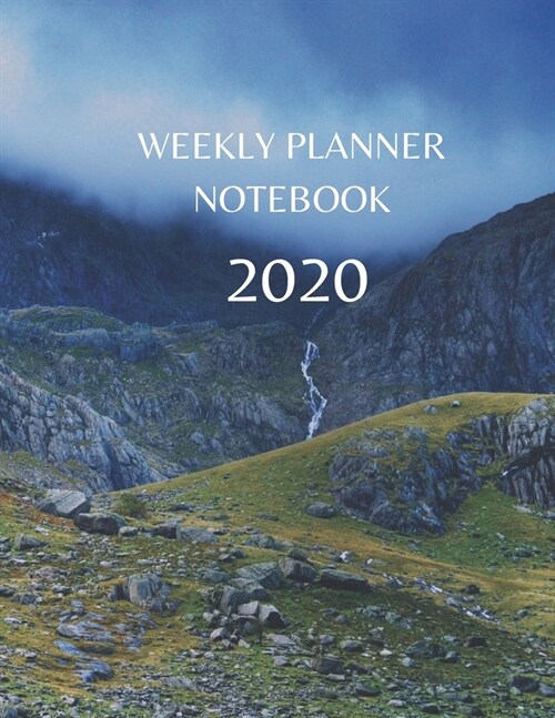 Weekly Planner Notebook: 2020 Year At A Glance Calendar and Organizer (Paperback)