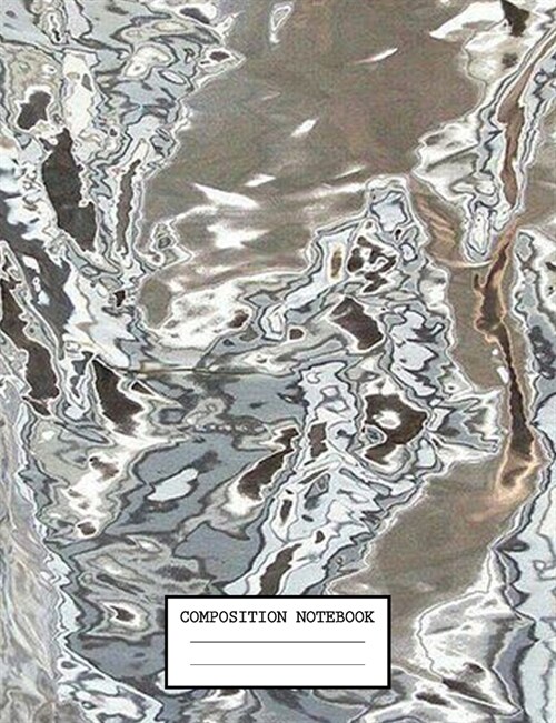 Composition Notebook: Marble Soft Glossy Cover Wided Ruled Blank Lined Soft Cover Cute for Girls Teens Kids Boys Elementary School Teacher W (Paperback)