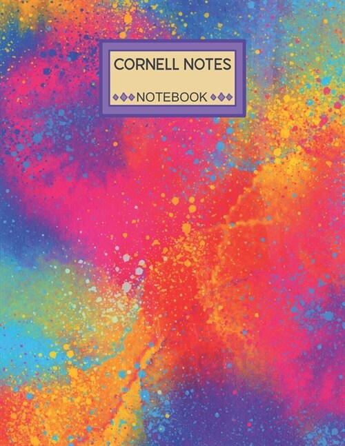 Cornell Notes Notebook: College Ruled Cornell Notebook Paper Index and Numbered Page Interior: Art (Paperback)