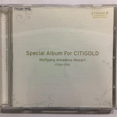 Special Album For CITIGOLD_Wolfgang Amadeus Mozart(1756-1791)