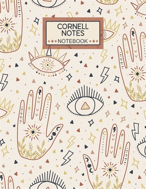 Cornell Notes Notebook: Large College Ruled Cornell Notebook Paper Index and Numbered Page Interior: Boho Design: Science (Paperback)