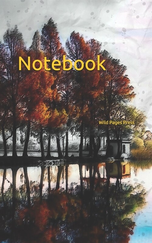 Notebook: China outdoor nature tree water reflection Chinese Asia Asian (Paperback)