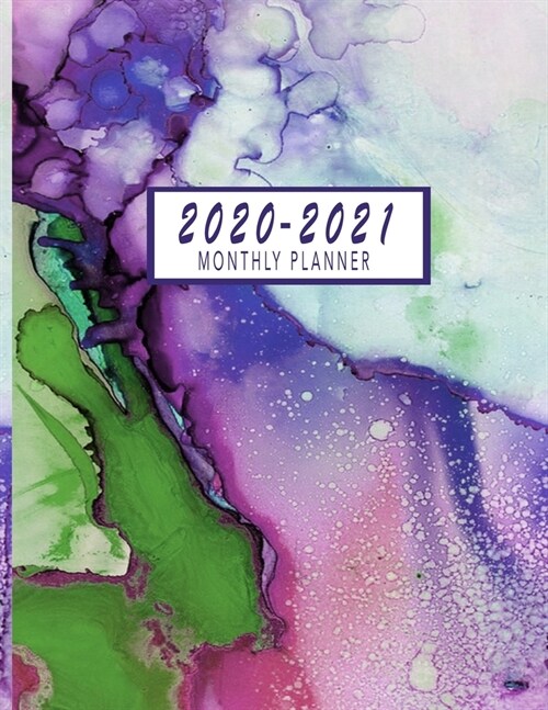 2020-2021 Monthly Planner: 2 Year Monthly Calendar 2020-2021 - 24 Months Agenda Planner with Federal Holidays - Jan 2020 - Dec 2021 Monthly Plann (Paperback)
