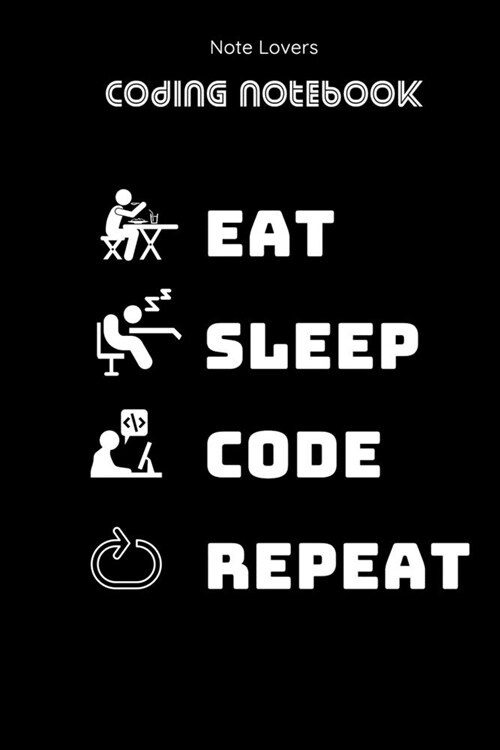 Eat Sleep Code Repeat - Coding Notebook: Blank Lined Journal for Programmers - Ideal Companion for Developers & Designers - Perfect Gift for Software (Paperback)