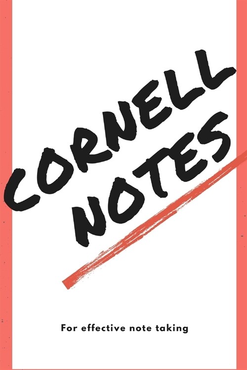 Cornell notepad with templated pages (Paperback)