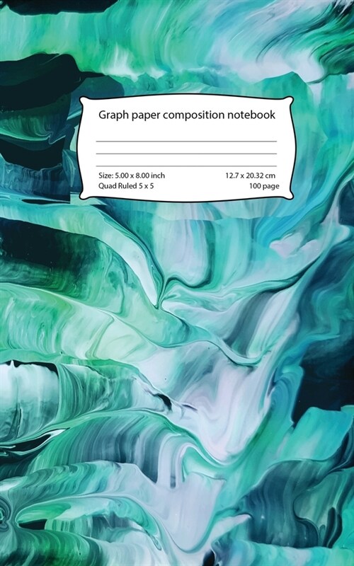 Graph paper composition notebook: Composition notebook graph paper - Quadrille notebook mead graph notebook - used for math or science purposes for te (Paperback)