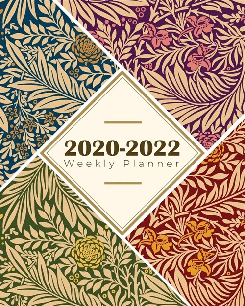 2020-2022 Weekly Planner: 1000+ Daily Planner and Organizer with Calendar Schedule (Jan 2020 to Dec 2022) (Paperback)