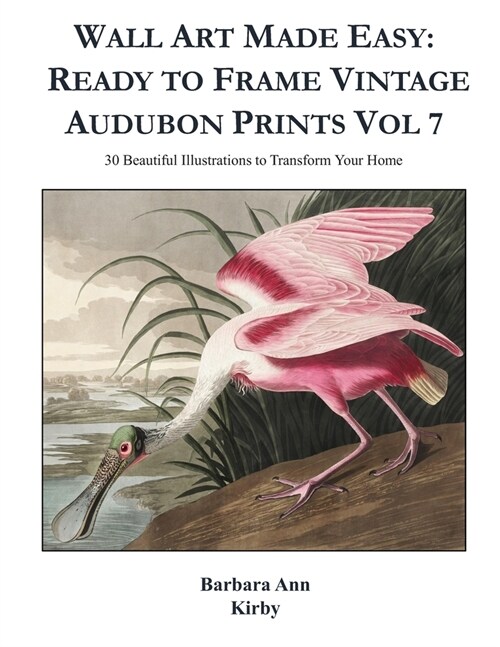 Wall Art Made Easy: Ready to Frame Vintage Audubon Prints Vol 7: 30 Beautiful Illustrations to Transform Your Home (Paperback)