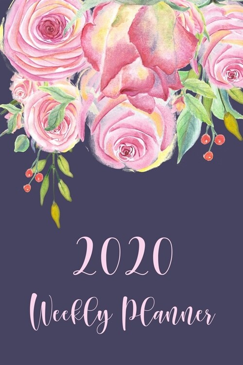 2020 Weekly Planner: Simple Planner with Bible Verses, At A Glance Calendar, Christmas Gift, Birthday Gift Ideas for Mom, Small Diary (Paperback)