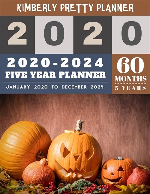 5 year monthly planner 2020-2024: 60 months planner - 2020-2024 Monthly Planner Calendar - internet login and password - 5 Year Goal Planner - Five Ye (Paperback)