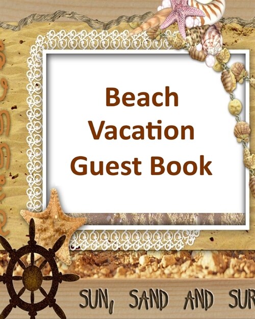 Beach Vacation Guest Book (Paperback)