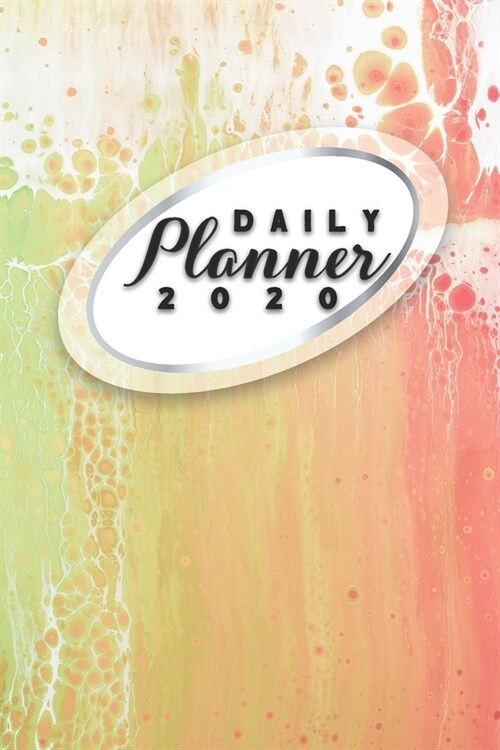 Daily Planner 2020: Watercolor Paint Artist 52 Weeks 365 Day Daily Planner for Year 2020 6x9 Everyday Organizer Monday to Sunday Life Pl (Paperback)