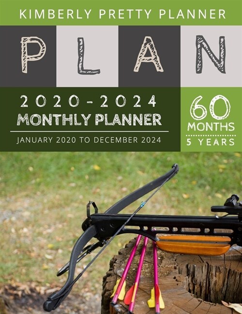 5 year monthly planner 2020-2024: 2020-2024 yearly and monthly planner to plan your short to long term goal with username and password record page - c (Paperback)