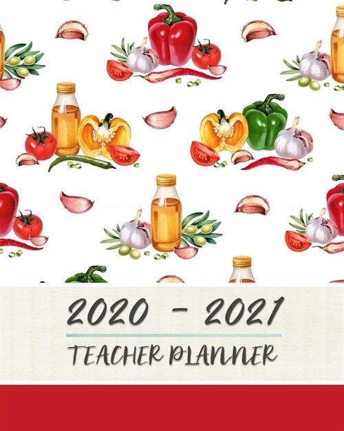 2020 - 2021 Teacher Planner: Teacher Lesson Planner Book - 8 x 10 - Soft Matte Cover - Lesson Planning For Instructors (Paperback)