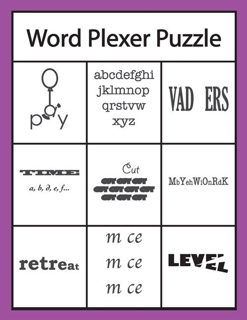 Word Plexer Puzzle: Rebus Puzzles Word or Phrase Fun and Challenge Game (Paperback)