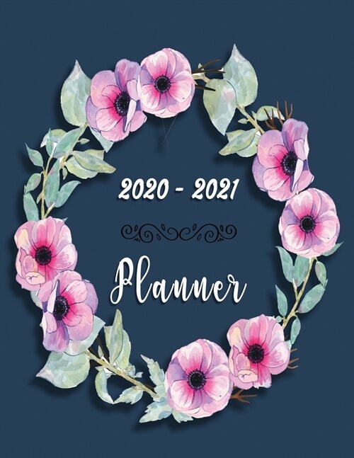 2020-2021 Planner: 2 Years Planner Calendar Personalized January 2020 up to December 2021 Contains extra lined pages to record notes (Paperback)