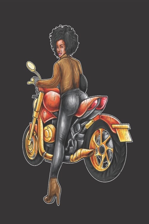 Black Girl Magic Lined Journal: Black Girl Magic Motorcycle Biker Chick Melanin Diva - Self Care-Gratitude-6x9 100 Pgs- Rhymes-Poetry-Prayer-Notebook (Paperback)