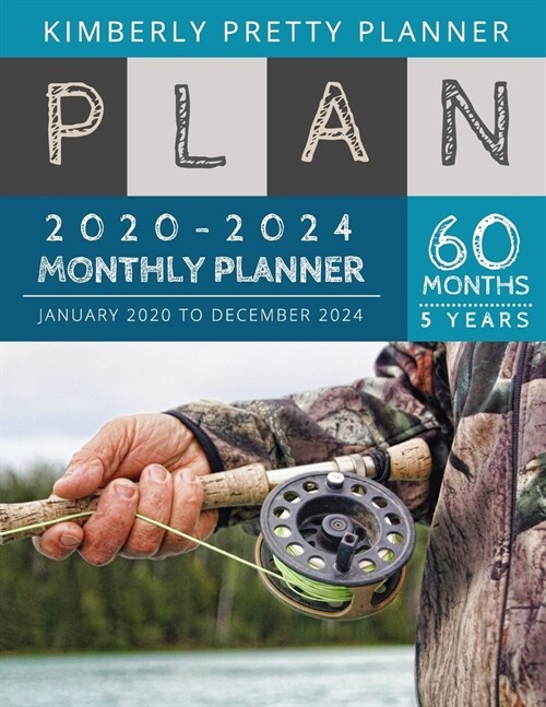 5 year monthly planner 2020-2024: 2020-2024 Five Year Planner: internet Logbook and Journal, 60 Months Calendar (5 Year Monthly Plan Year 2020, 2021, (Paperback)