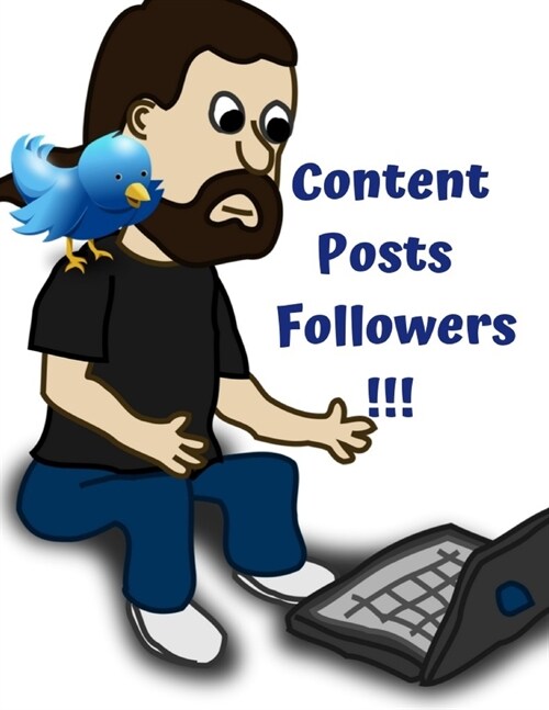 Content Posts Followers !!!: Social Media Content Calendar Business Posts Planner (Paperback)