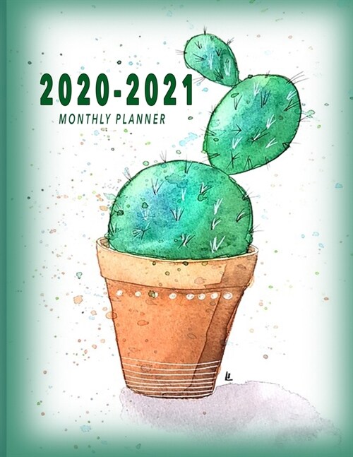 2020-2021 Monthly Planner: 2 Year Monthly Calendar 2020-2021 - 24 Months Agenda Planner with Federal Holidays - Jan 2020 - Dec 2021 Monthly Plann (Paperback)