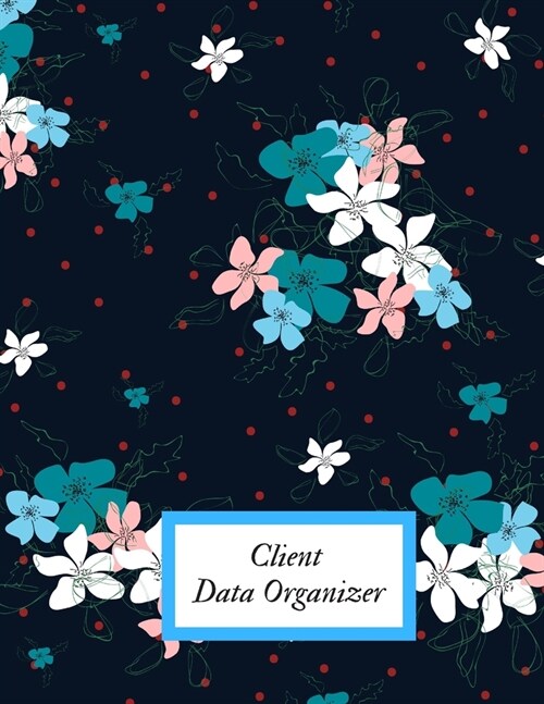 Client Data Organizer: A-Z Alphabetical Client Data Organizer Record Log Book- Customer Appointment Information Pad - For Salons, Nail, Hair (Paperback)