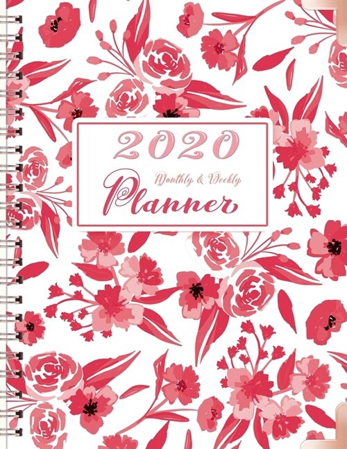 2020 Monthly and Weekly Planner: One Year Calendar (January to December 2020) with Monthly and Weekly View, Birthday, Password, Goals, To Do List, Not (Paperback)