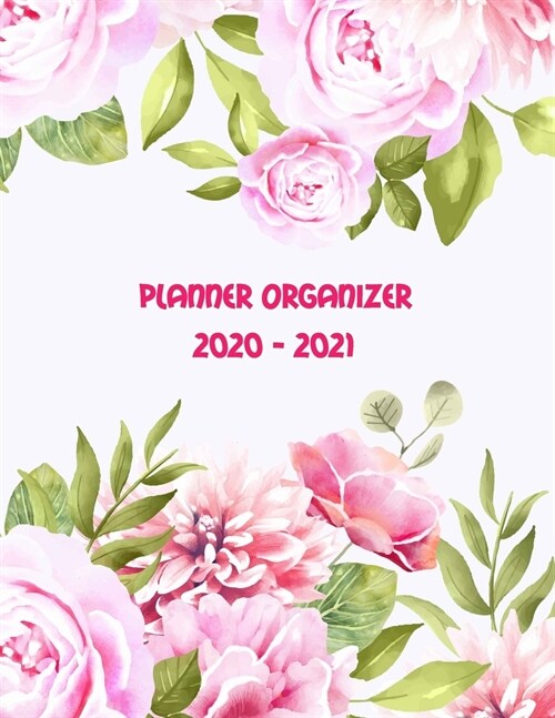 Planner Organizer 2020-2021: January 1, 2020 to December 30, 2021: Portable Format Diary Week to Planning: Planner Organizer & Yearly Overview: Wat (Paperback)