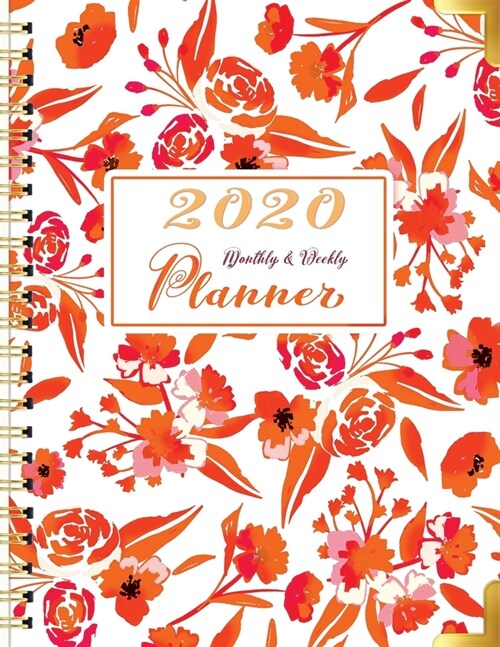 2020 Monthly and Weekly Planner: One Year Calendar (January to December 2020) with Monthly and Weekly View, Birthday, Password, Goals, To Do List, Not (Paperback)