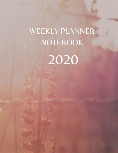 Weekly Planner Notebook: 2020 Year At A Glance Calendar and Organizer (Paperback)