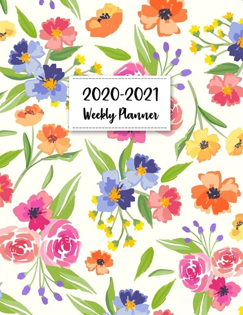 2020-2021 Weekly Planner: Daily and Monthly Schedule Diary or Academic Organizer Journal (Agenda Schedule January 1, 2020 to December 31, 2021) (Paperback)