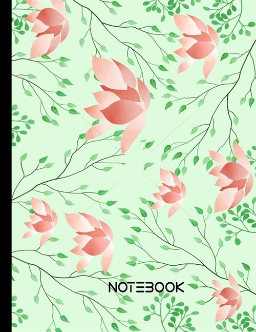notebook: notebook paper reinforced holes, notebook college ruled, Dotted Grid Eco-Friendly Notebook, notebook college ruled 8.5 (Paperback)