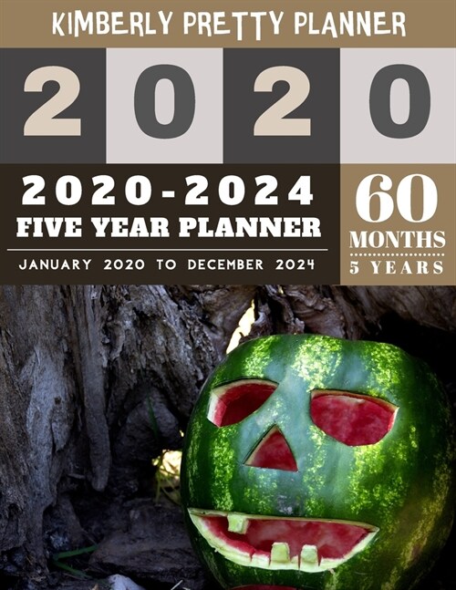 5 Year Monthly Planner 2020-2024: five year monthly planner - Monthly Schedule Organizer - Agenda Planner For The Next Five Years, 60 Months Calendar, (Paperback)