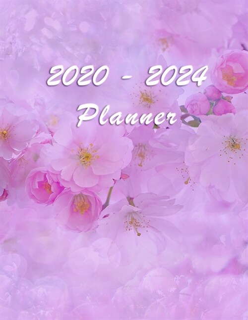 2020 - 2024 - Five Year Planner: Agenda for the next 5 Years - Monthly Schedule Organizer - Appointment, Notebook, Contact List, Important date, Month (Paperback)